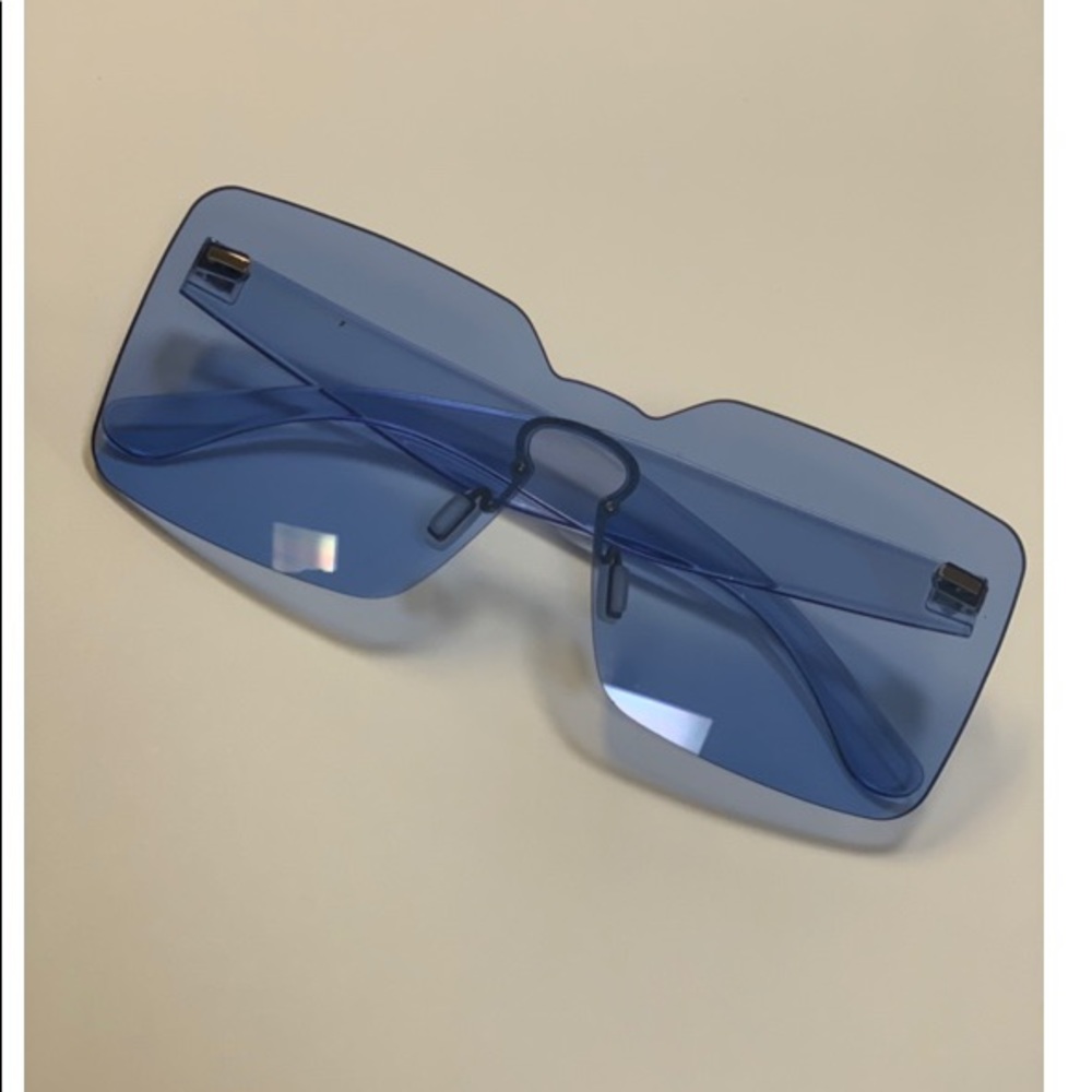 Blue Square Sunglasses